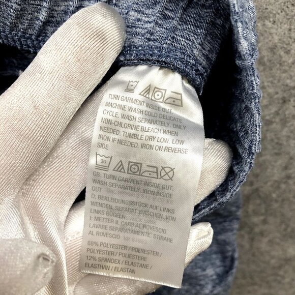 Zuda Active Shorts Mens Medium M Blue Heather 7.5'' Inseam Running Gym Lounge - Picture 8 of 9